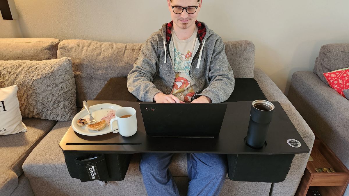 I love this couch desk so much that I’ll never get off the couch again